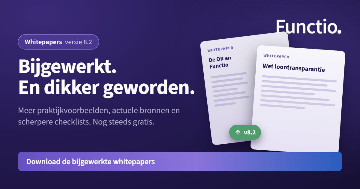Bijgewerkte Functio-whitepapers, versie 8.2