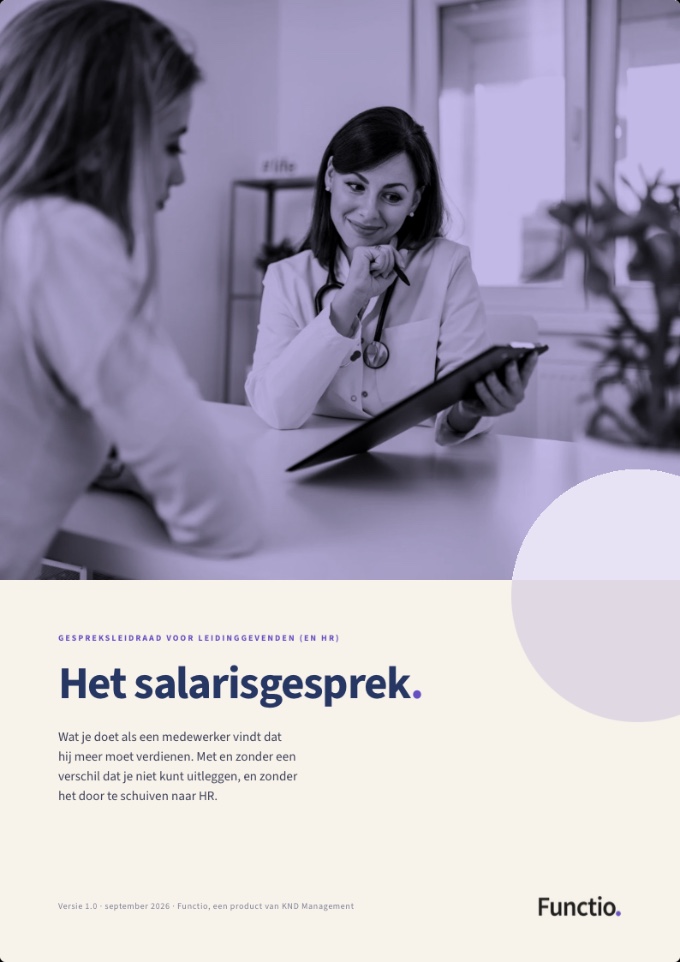 Cover van de gespreksleidraad Het salarisgesprek