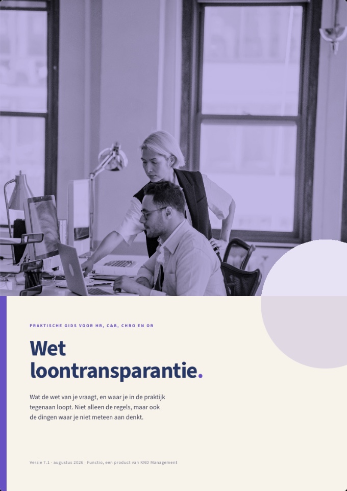 Cover van de gids Wet loontransparantie